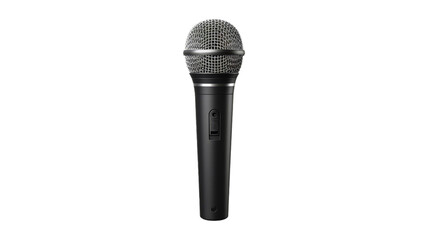 Microphone isolated on transparent png background. Generative ai