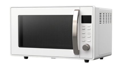 Microwave isolated on transparent png background. Generative ai