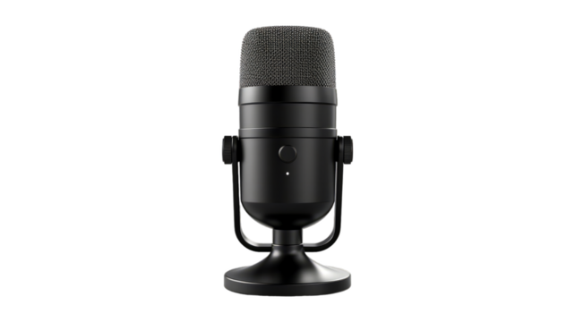 Podcast isolated on transparent png background. Generative ai - Powered by Adobe