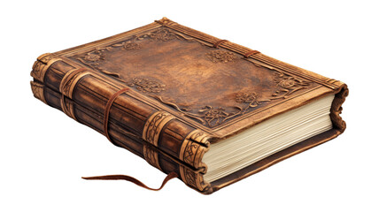 spellbook isolated on transparent png background. Generative ai