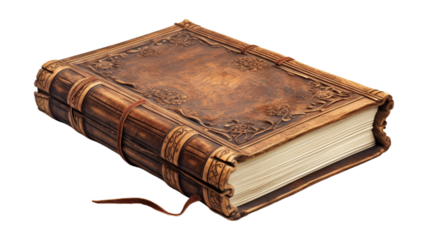 spellbook isolated on transparent png background. Generative ai