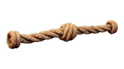 rope isolated on transparent png background. Generative ai