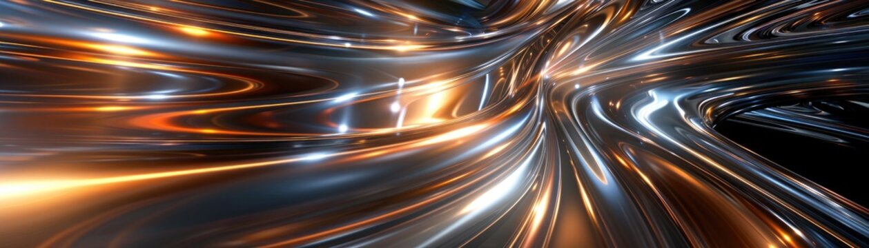 Modern metallic Lambda baryon in emotional shifted point of view with smooth surfaces and dynamic lighting