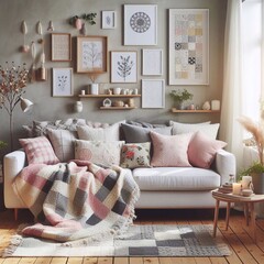 Hintergrund, Wallpaper: skandinavisches Wohnzimmer