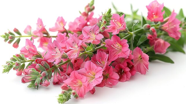 A beautiful bouquet of pink snapdragons