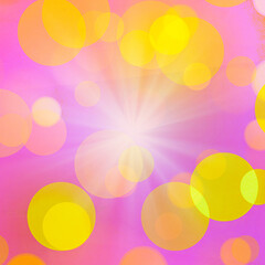 Pink bokeh squared background for Banner, Poster, ad, celebration, event and various design works