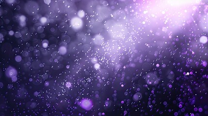 Obraz premium A purple background with many small purple dots. The background is blurry and the dots are scattered all over the image