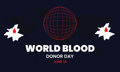 world blood donor day design templet 12 june