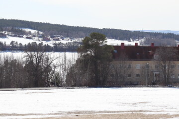 winter in the village