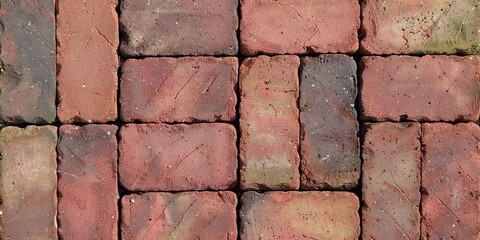 brick pavement - stone patterned walkway