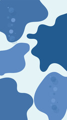 blue and white background