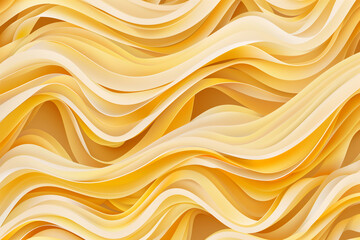 Fototapeta premium Abstract Yellow Background With Wavy Lines