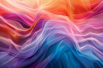 3d Abstract Pulsations, Flowing Waves, Dynamic Energy, Vibrant Hues, Layered Structures, Translucent Layers, Optical Illusions, Bold Contrasts, Energetic Movement