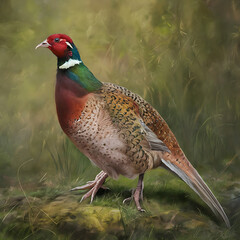 pheasant in the wild