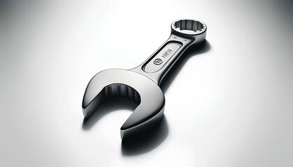 Images of an open end wrench, These images showcase the tool's durable metal construction and practical design with two U-shaped open ends.