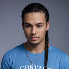 Casual Cornrow Look for Young Men