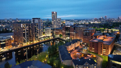 Obraz premium Salford Quays - Media City - Manchester - England - United Kingdom - Europe