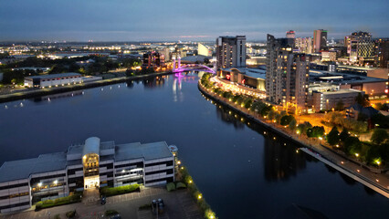 Salford Quays - Media City - Manchester - England - United Kingdom - Europe