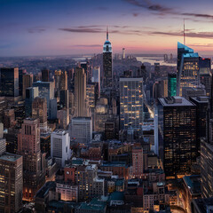 Obraz premium city at night