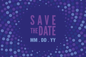 Save the date banner. Can be used for business, marketing and advertising. logo graphic design of event summit made for Technology and upcoming events.	