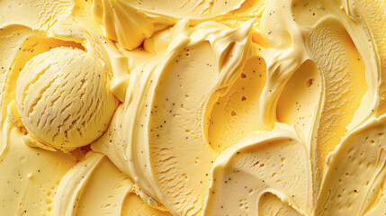 Texture background of passionfruit ice cream