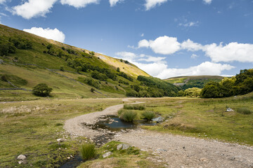 Yorkshire Dales landscape with a river