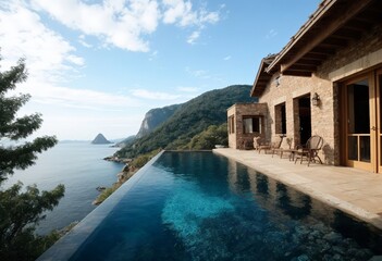 lake in the mountains