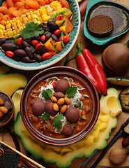 typical Brazilian feijoada