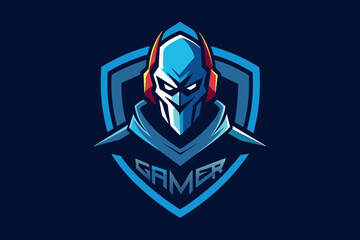 A stylized illustration of a masked character, symbolizing a competitive gamer identity
