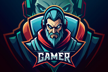 A stylized male gamer avatar with a headset, ready for competitive gaming