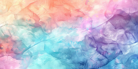 Obraz premium Health Oasis: Abstract Design with Soft Watercolor Tones Evoking Relaxation and Serenity