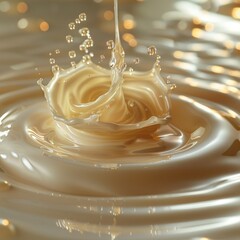 Close up of creamy lotion skin car product. 
