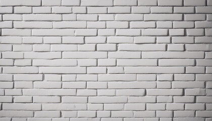 Fototapeta premium User white brick wall, background texture