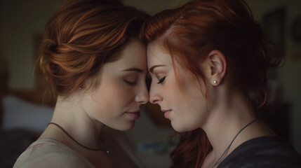 Fototapeta premium Document the everyday lives of LGBTQ+ couples and families in a series of candid and intimate photographs.