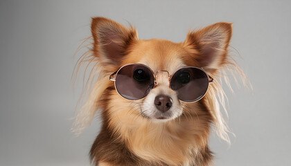 Stylish Pooch: Chihuahua Rocking Sunglasses
