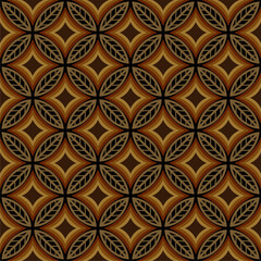 ethnic batik vector indonesian pattern fashion seamless vintage textile abstract flat culture art