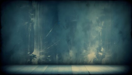 Clear Plain Shiny Warm Soft Vintage Bokeh Cloudy Wave Like Geometric Blue Background or Texture