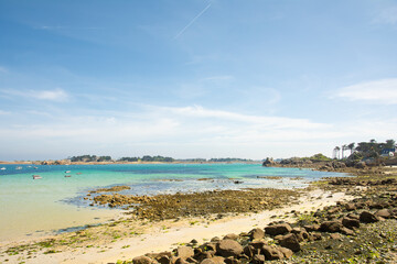 Magnifique paysage de mer en Bretagne - France