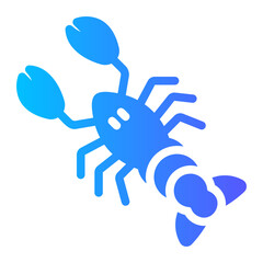 lobster gradient icon