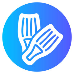 flippers gradient icon