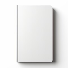 Vector illustration of a blank book isolated on white, Ai Generated.
