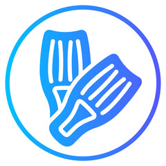 flippers gradient icon