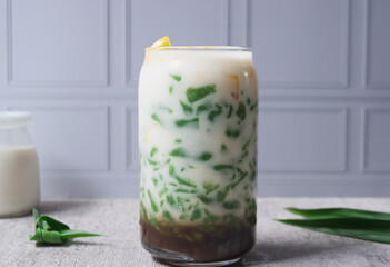 Es Cendol Dawet is a drink made from a mixture of sugar water, coconut milk and cendol. Usually...