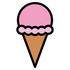 ice cream cone icon