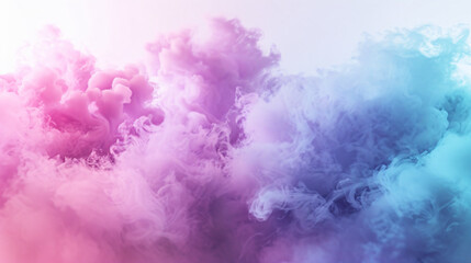 pink party fog. Isolated blue, teal, purple , aqua smoke cloud or think cloud. 3D special effects...