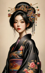 日本画（Japanese painting）／美人画