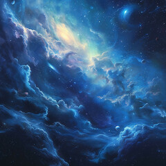 Obraz premium Infinite Horizons Exploring the Vast Cosmos of Space