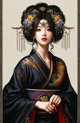 日本画（Japanese painting）／美人画