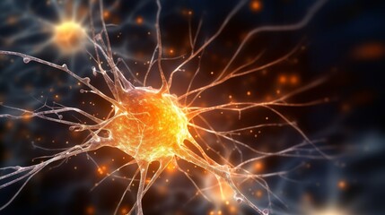 Glowing neural network
