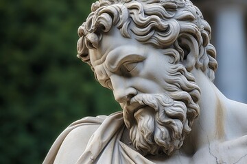 Fototapeta premium Detailed sculpture of classical greek figure
